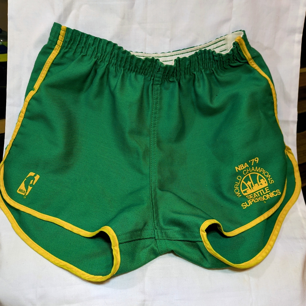 Seattle Supersonics VINTAGE 1979 NBA FINALS Men's Athletic Shorts AUTHENTIC Rare
